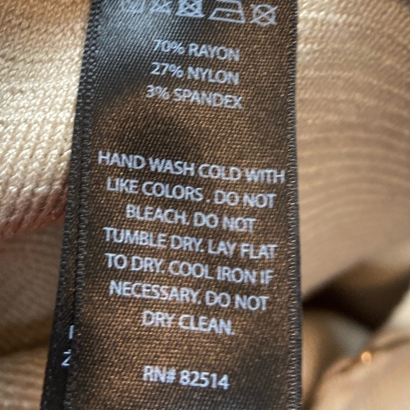 HOUSE OF HARLOW NUDE RIBBED CROPPED TANK TOP - Picture 4 of 6